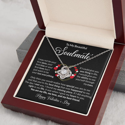 To My Beautiful Soulmate - Love Knot Necklace [Valentine's Day Edition]