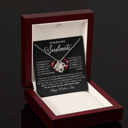 To My Beautiful Soulmate - Love Knot Necklace [Valentine's Day Edition]