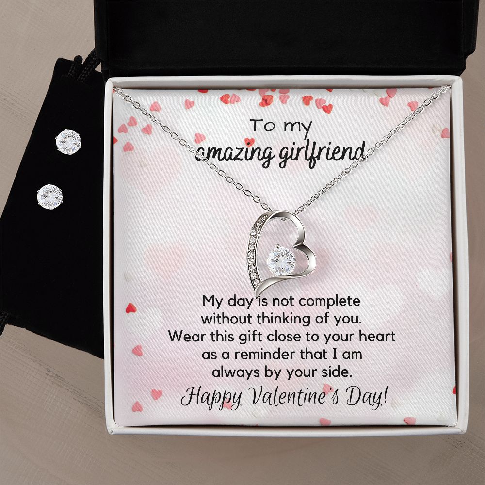 Valentines Day - My Day Is Not Complete Without You - Forever Love Necklace
