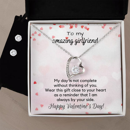 Valentines Day - My Day Is Not Complete Without You - Forever Love Necklace