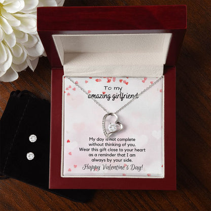Valentines Day - My Day Is Not Complete Without You - Forever Love Necklace