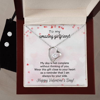 Valentines Day - My Day Is Not Complete Without You - Forever Love Necklace