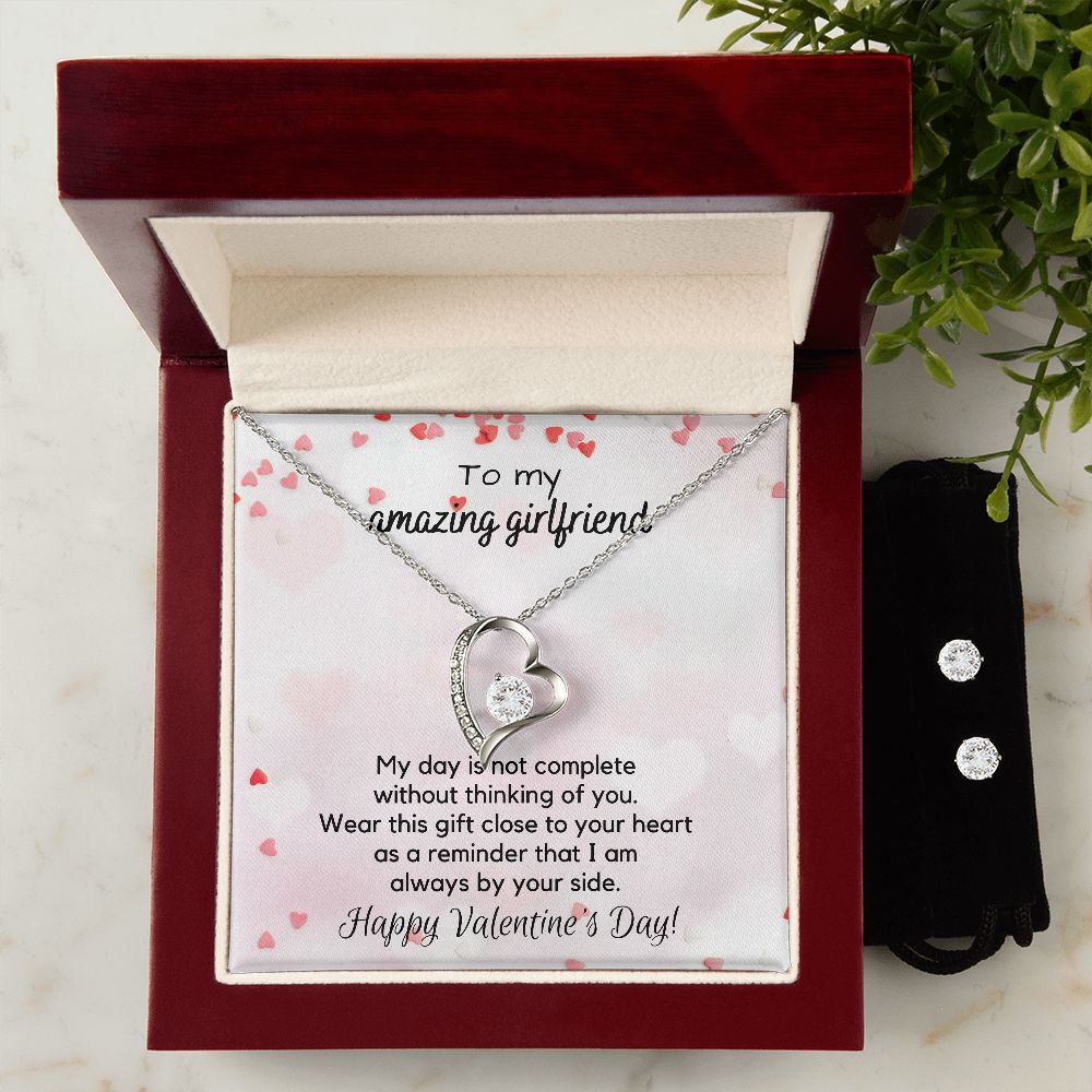 Valentines Day - My Day Is Not Complete Without You - Forever Love Necklace