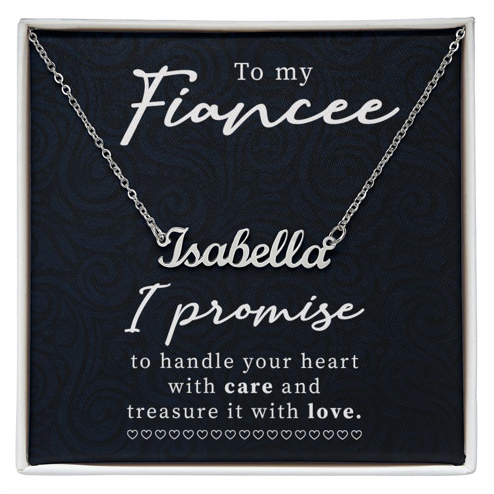 To My Fiancee - Name necklace