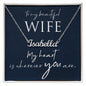 To My Beautiful Wife - Name necklace