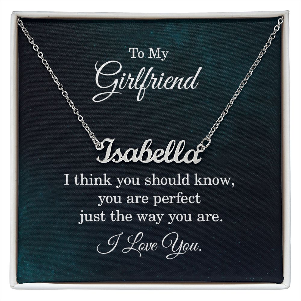 To My Girlfriend - Name necklace