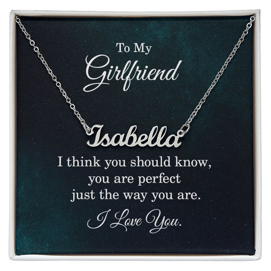 To My Girlfriend - Name necklace