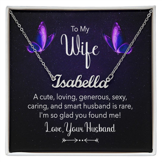 To My Wife - Name necklace