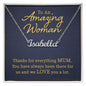 To an Amazing Woman - Name necklace