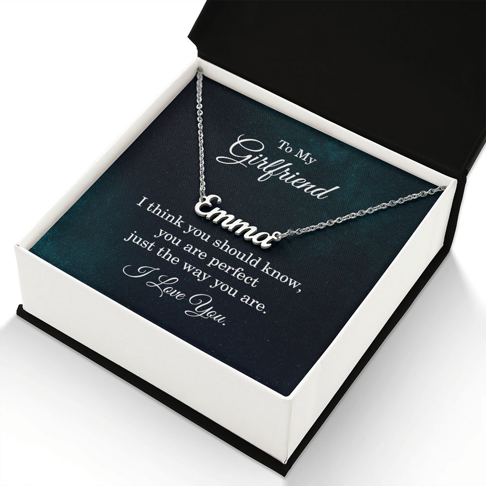 To My Girlfriend - Name necklace