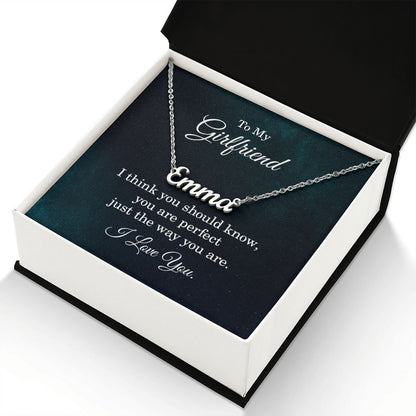 To My Girlfriend - Name necklace