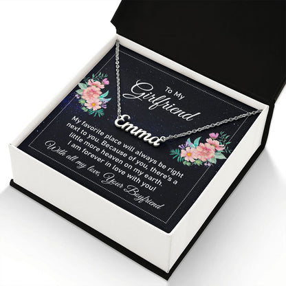 To My Girlfriend - Name necklace