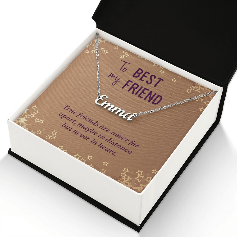 To My Best Friend - Name necklace