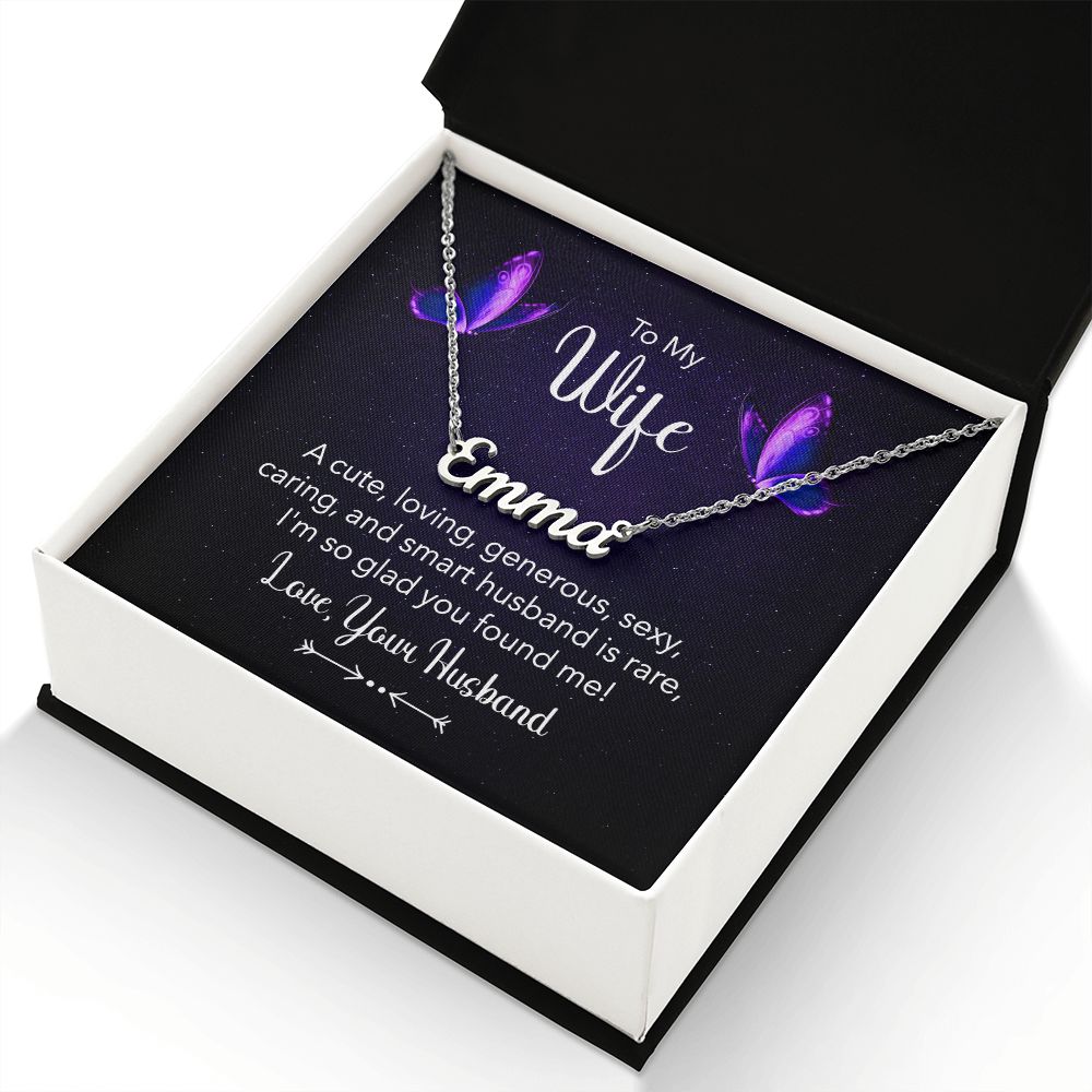 To My Wife - Name necklace