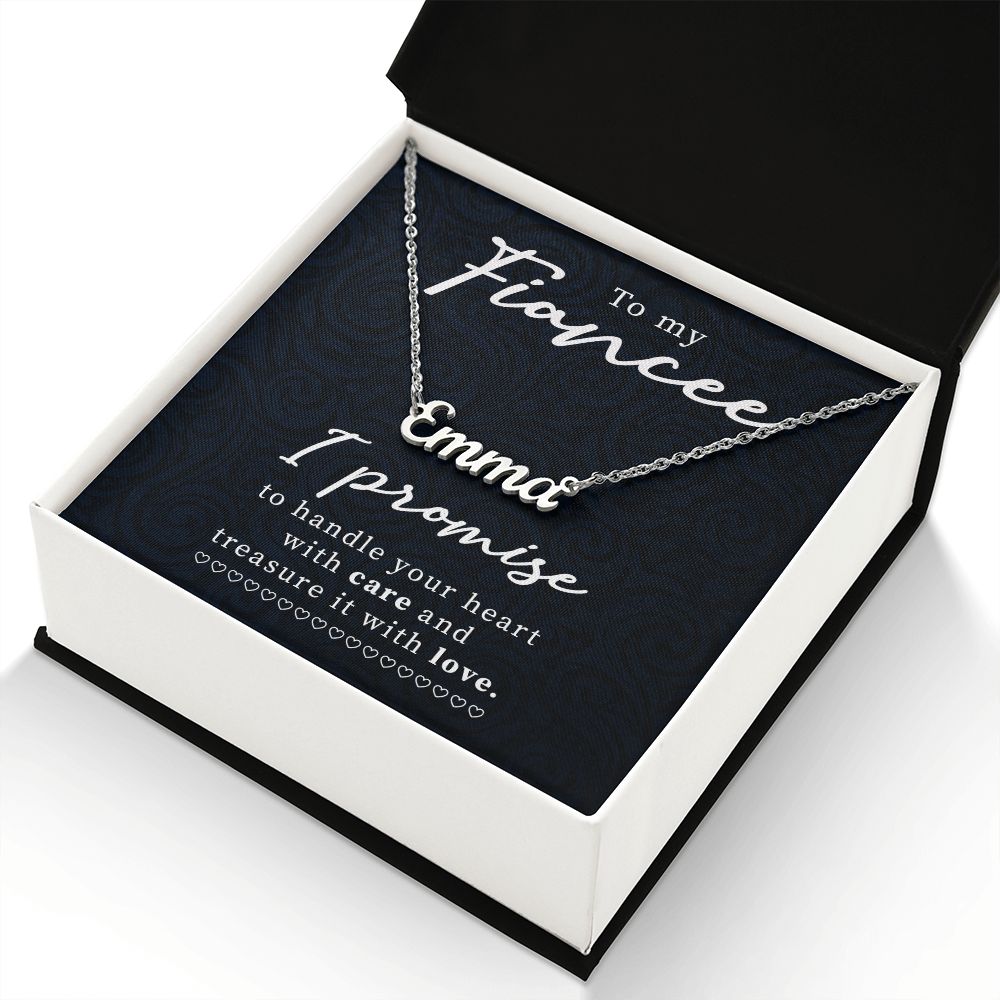 To My Fiancee - Name necklace
