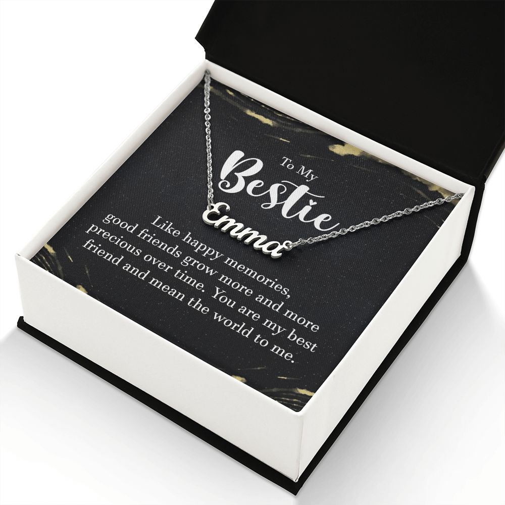 To My Bestie - Name necklace