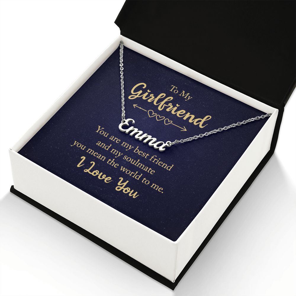 To My Girlfriend - Name necklace