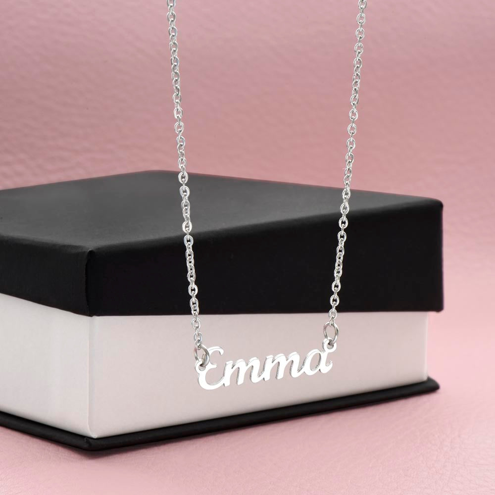 To My Granddaughter - Name necklace