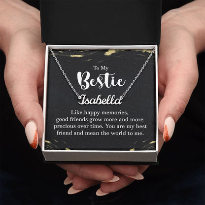 To My Bestie - Name necklace