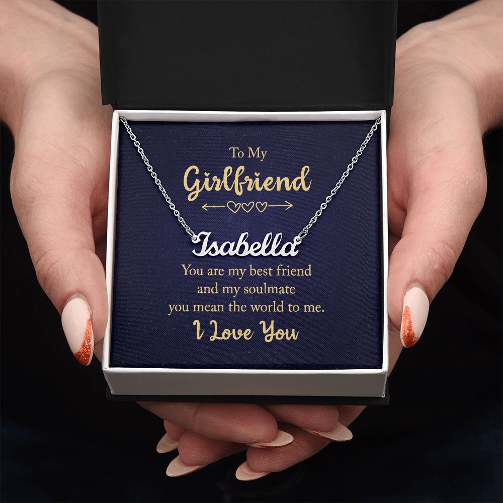 To My Girlfriend - Name necklace