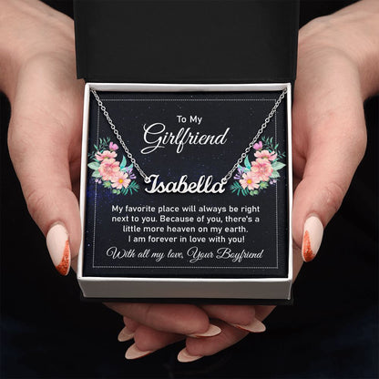 To My Girlfriend - Name necklace