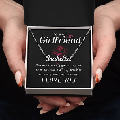 To My Girlfriend - Name necklace