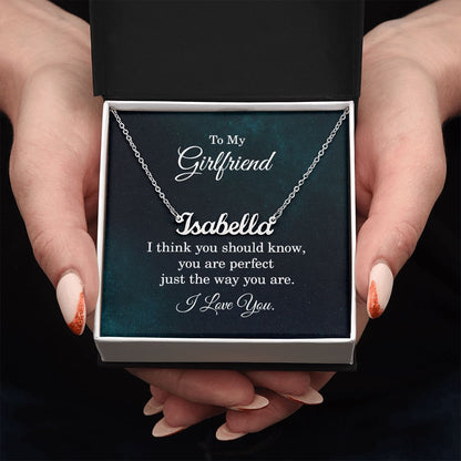 To My Girlfriend - Name necklace