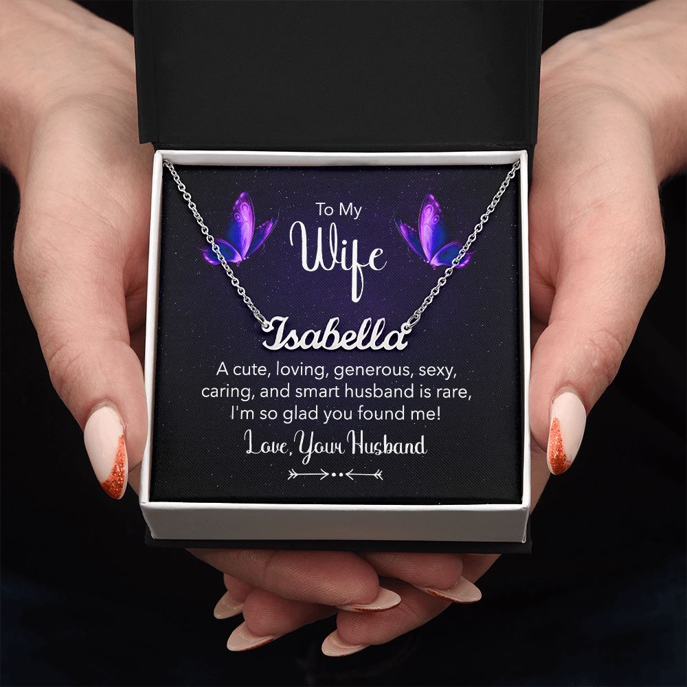 To My Wife - Name necklace