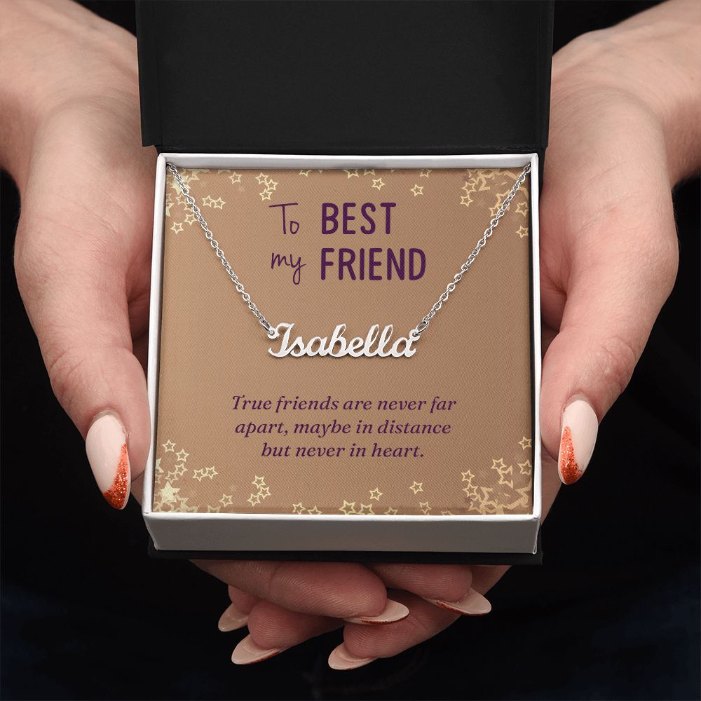 To My Best Friend - Name necklace