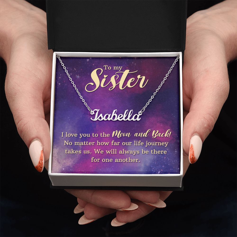 To My Sister - Name necklace