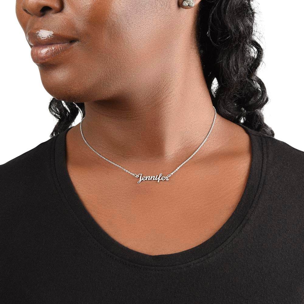 To My Granddaughter - Name necklace