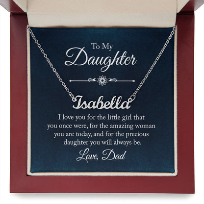 To My Daughter - Name necklace