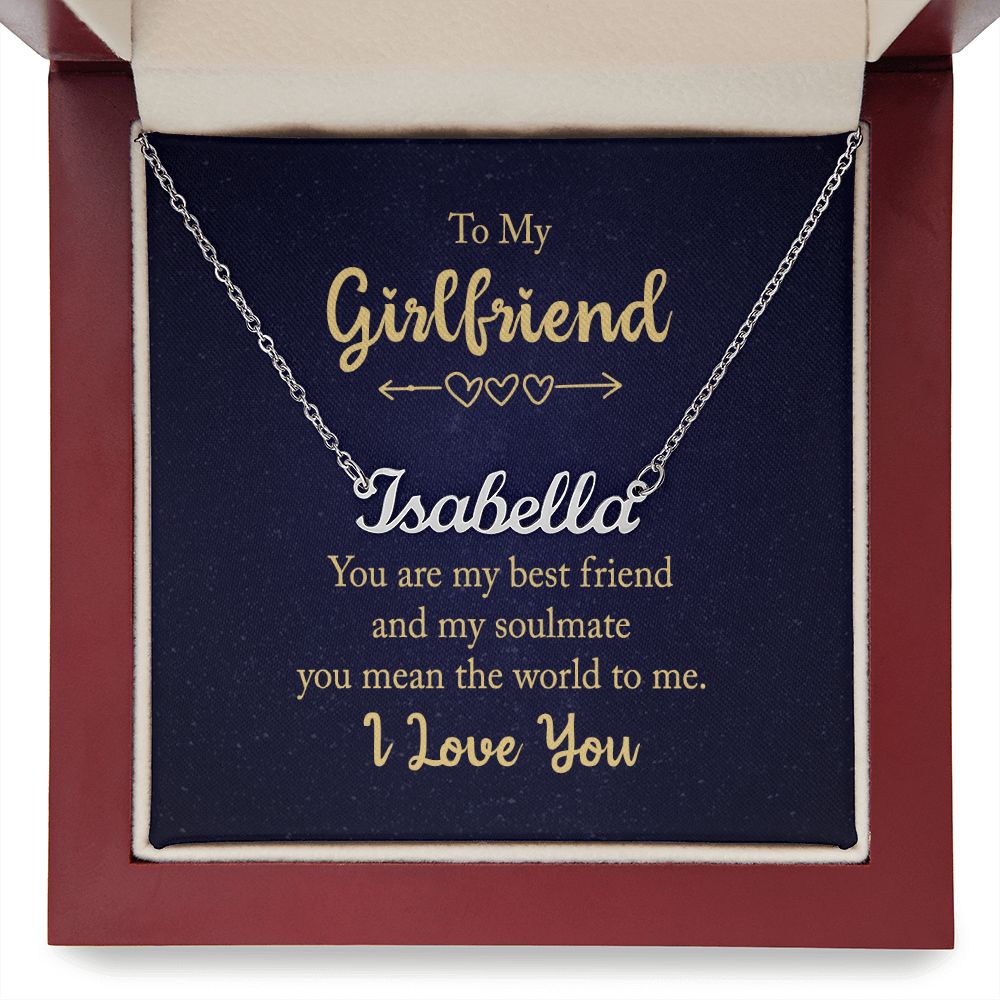 To My Girlfriend - Name necklace