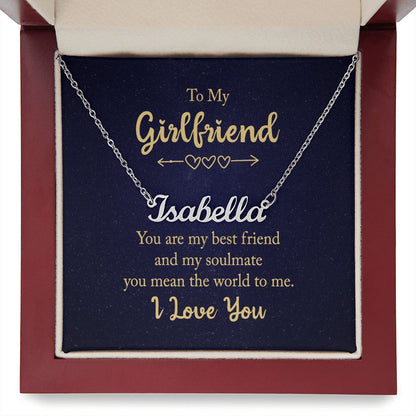 To My Girlfriend - Name necklace