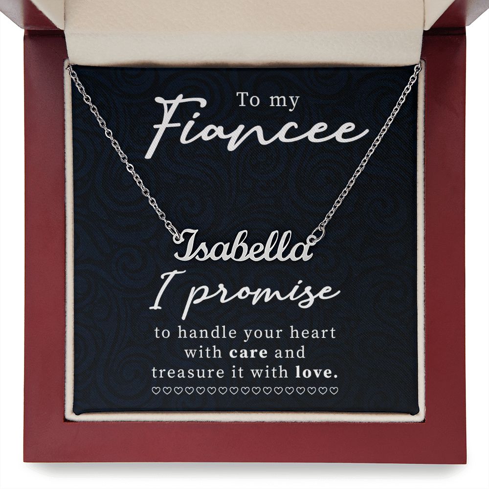 To My Fiancee - Name necklace