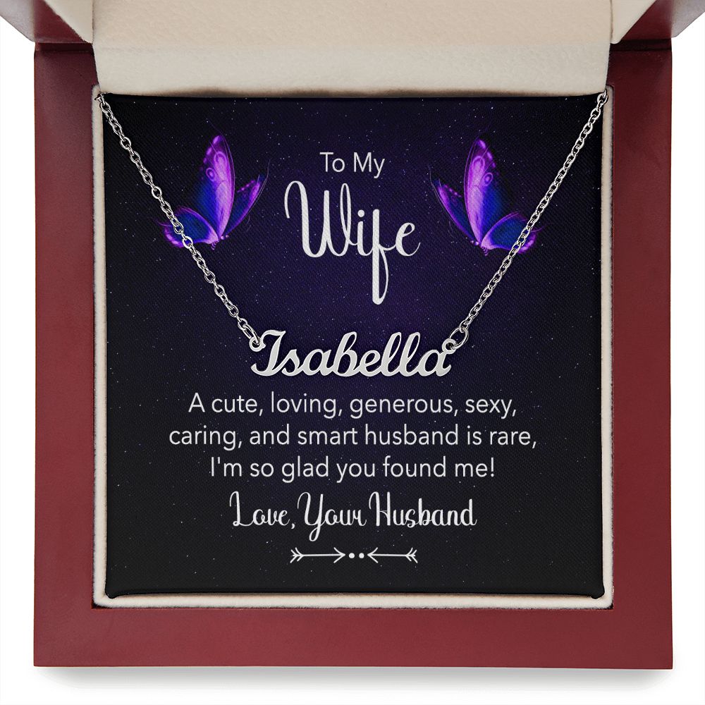 To My Wife - Name necklace