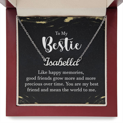 To My Bestie - Name necklace