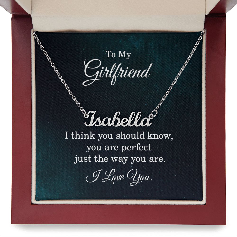 To My Girlfriend - Name necklace