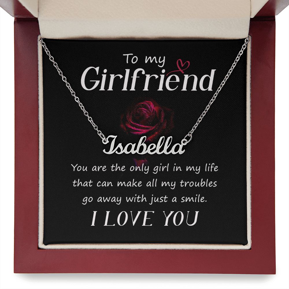 To My Girlfriend - Name necklace