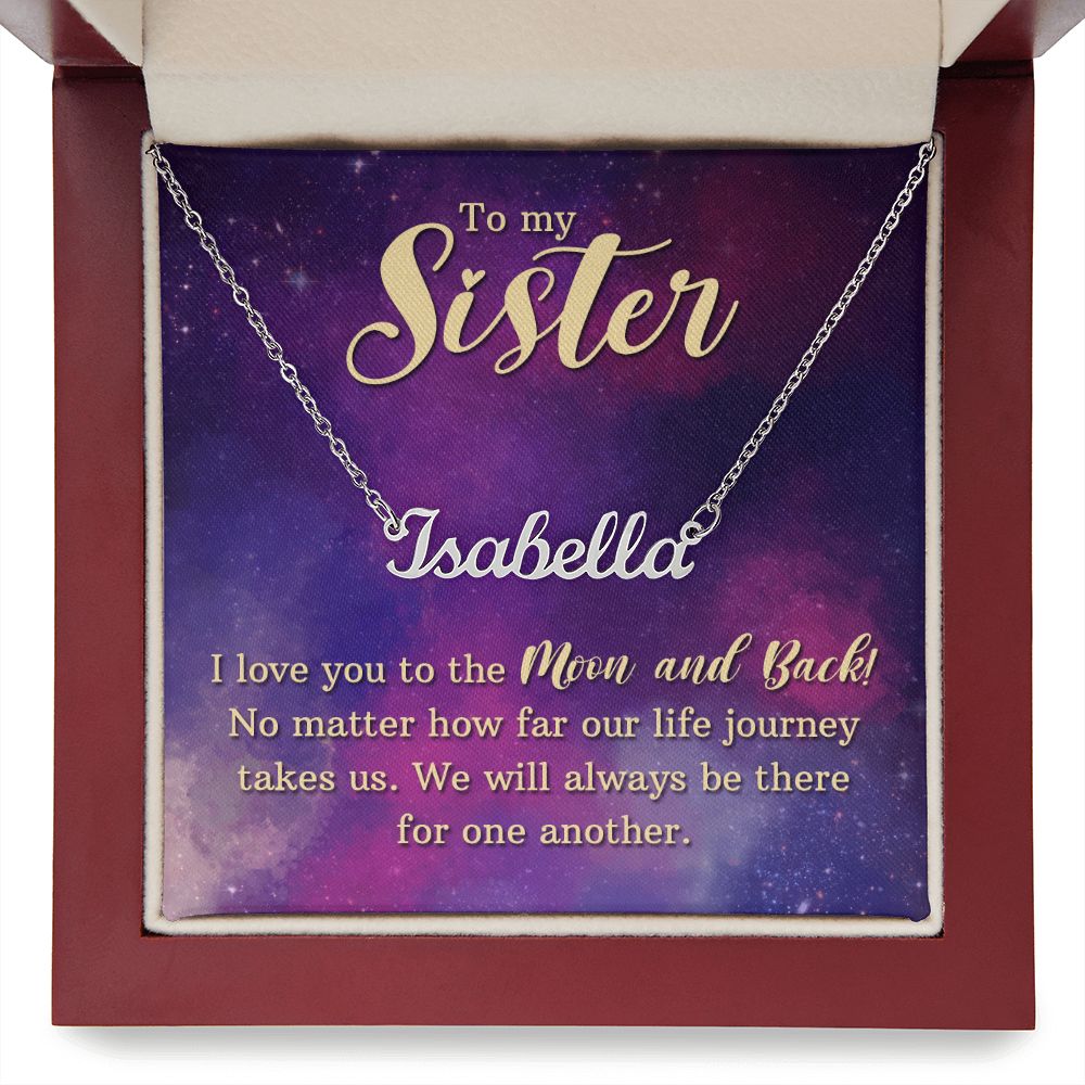 To My Sister - Name necklace