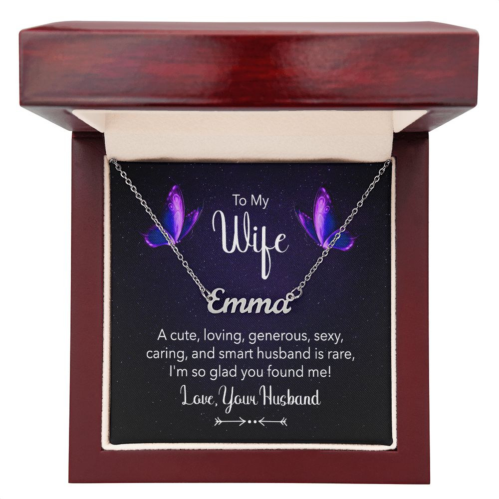 To My Wife - Name necklace