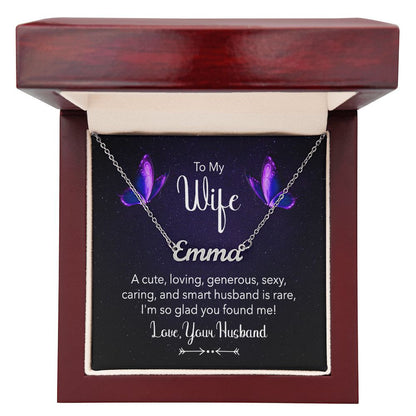 To My Wife - Name necklace