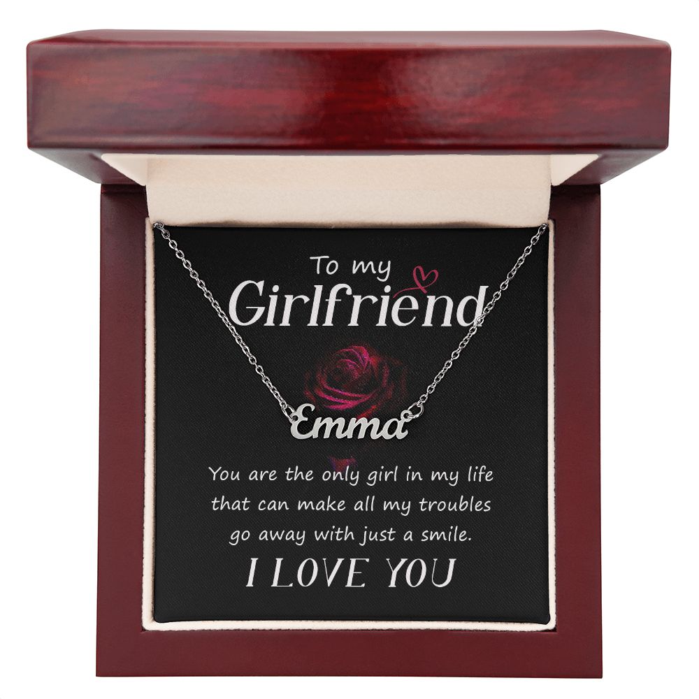 To My Girlfriend - Name necklace