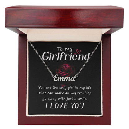 To My Girlfriend - Name necklace