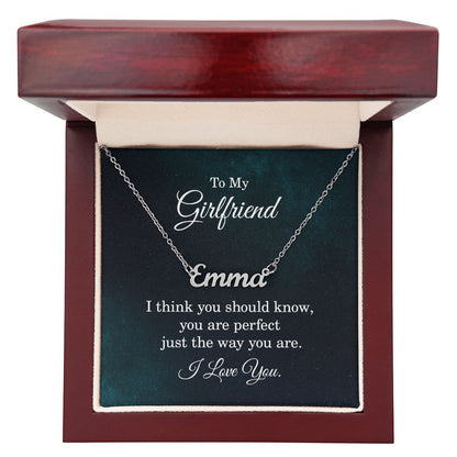 To My Girlfriend - Name necklace