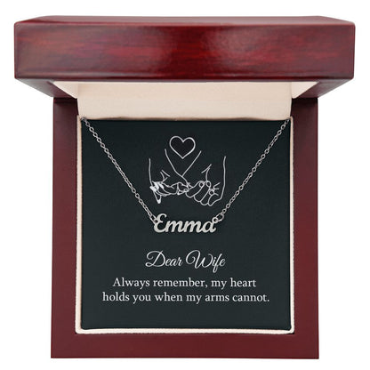 Dear wife Always Remember - Name necklace