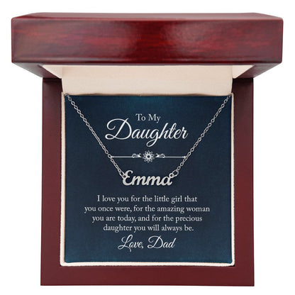 To My Daughter - Name necklace