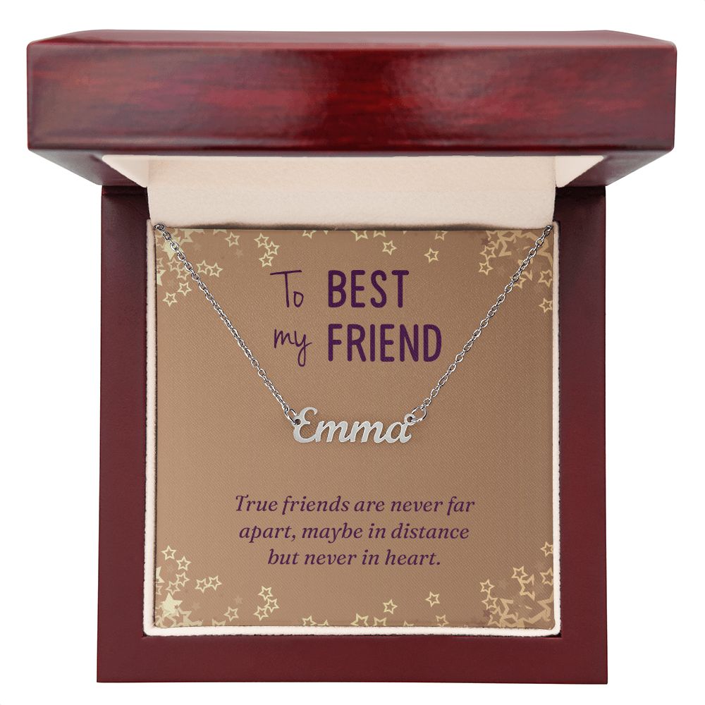 To My Best Friend - Name necklace