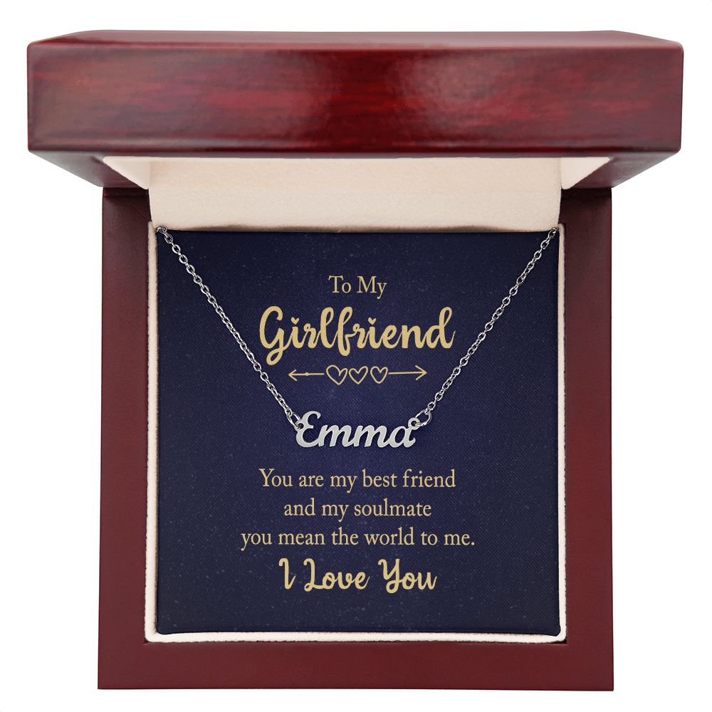 To My Girlfriend - Name necklace