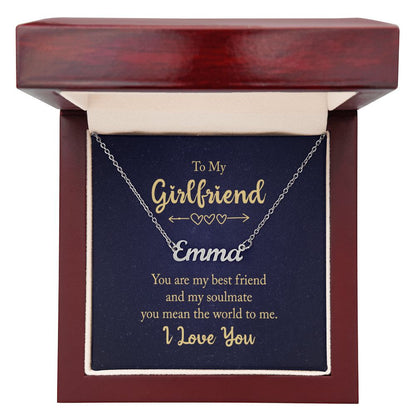 To My Girlfriend - Name necklace